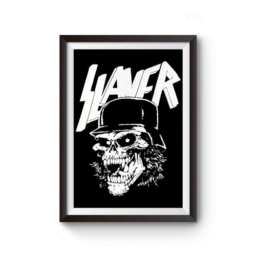 Slayer Skull Logo Heavy Speed Thrash Metal Band Poster