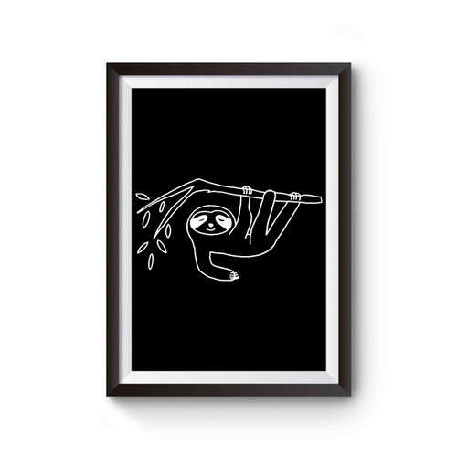 Sloth Climbing Poster