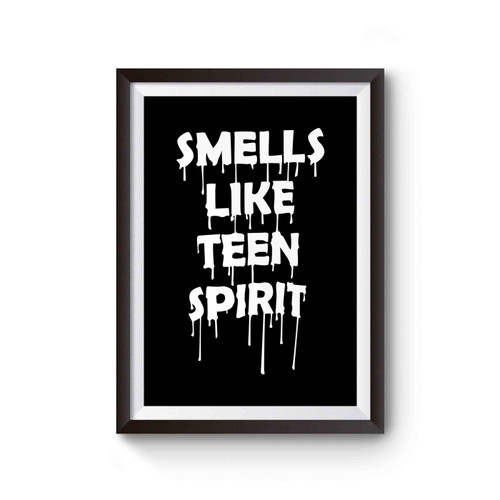 Smells Like Teen Spirit Band Merch Poster