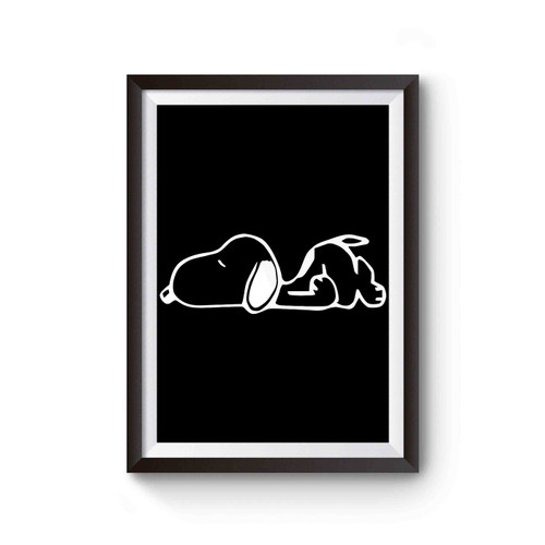 Snoopy Sleep Cartoon Inspired Poster