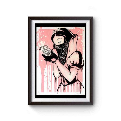 Snow White Schneewittchen Schneeflittchen Banksy Grenade Poster