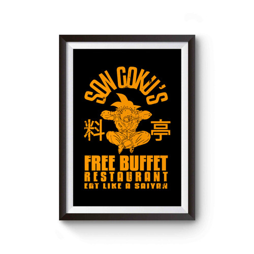Son Goku's Free Buffet Restaurant Dbz Poster