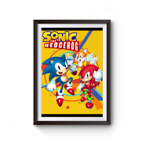 Sonic The Hedgehog Logo Poster
