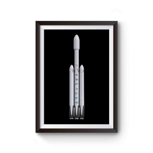 Spacex Falcon Heavy Rocket Poster