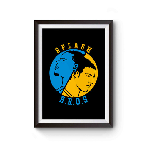 Splash Bros. Stephen Curry And Klay Thompson Golden State Warriors Poster