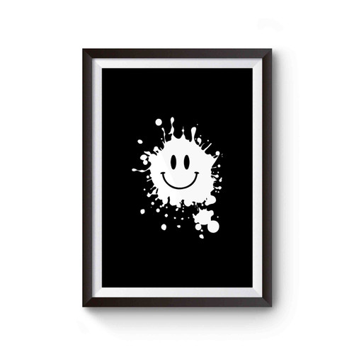 Splatter Smiley Face Smile Forrest Gump Movie Poster