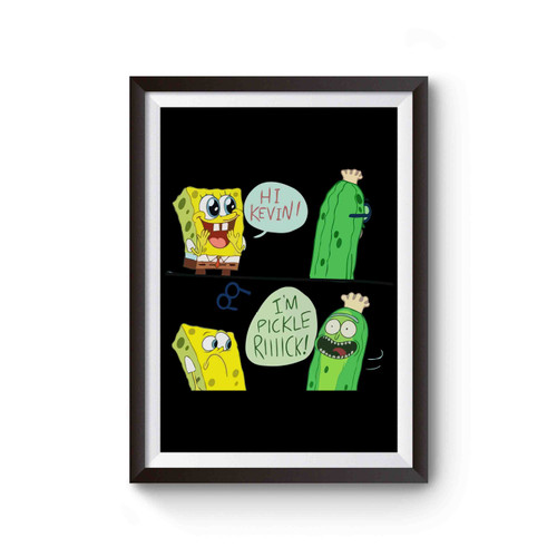 Spongebob Rick And Morty Poster