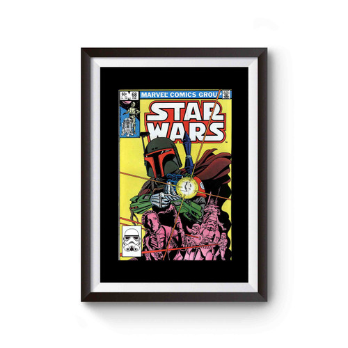 Star Wars Boba Fett Comic Poster