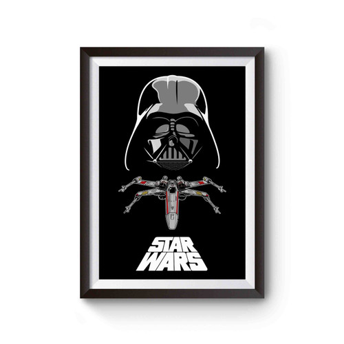 Star Wars Darth Vader X Wing Poster