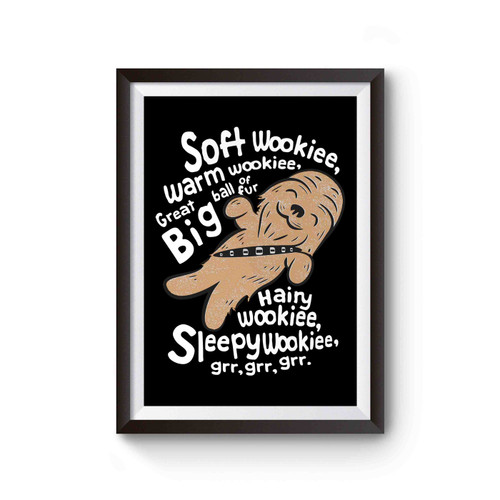 Star Wars Funny Wookie Stormtrooper Pullover Poster