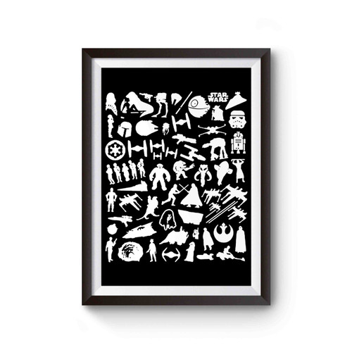 Star Wars Logo Imperial Rebel Alliance Poster