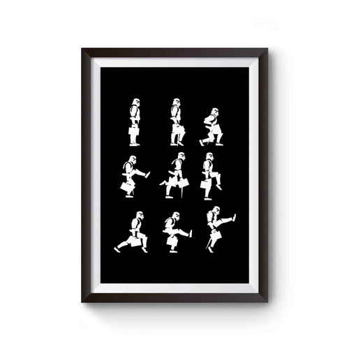 Star Wars Ministry Of Silly Trooper Walks Funny Star Wars Monty Python Poster