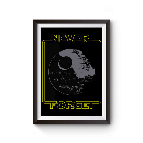 Star Wars Never Forget The Death Star Poster