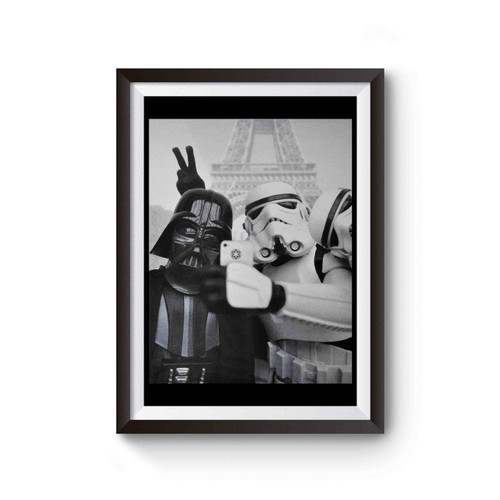 Star Wars Selfie Funny Parody Darth Inspired Poster