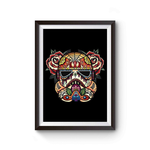 Star Wars Stormtrooper Sugar Skull Poster