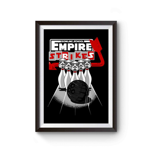 Star Wars Stormtroopers Bowling Empire Strikes Poster