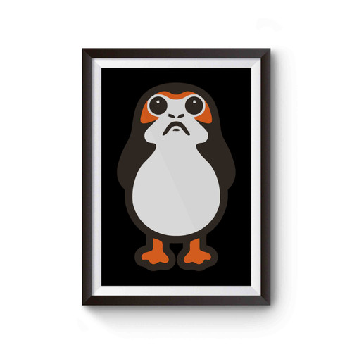 Star Wars The Last Jedi Porg Cartoon Poster
