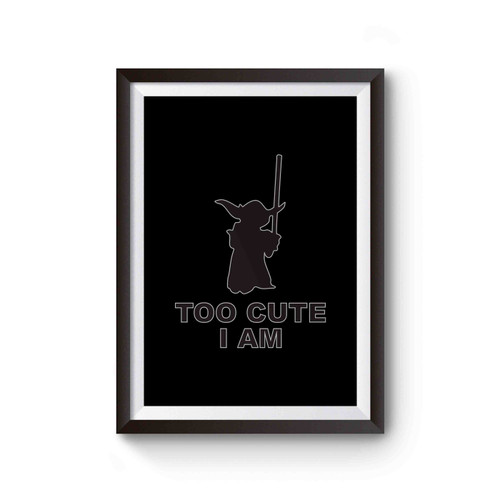 Star Wars Yoda Inspired Poster