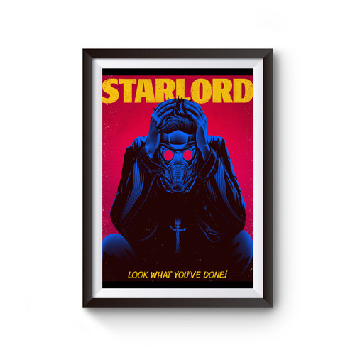 Starlord Superhero Art Poster