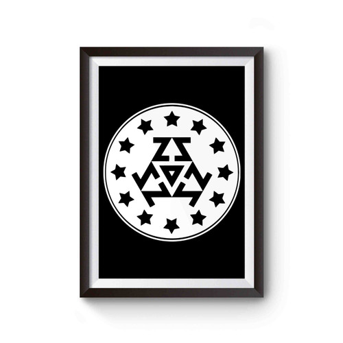 Stars Circle Logo Poster