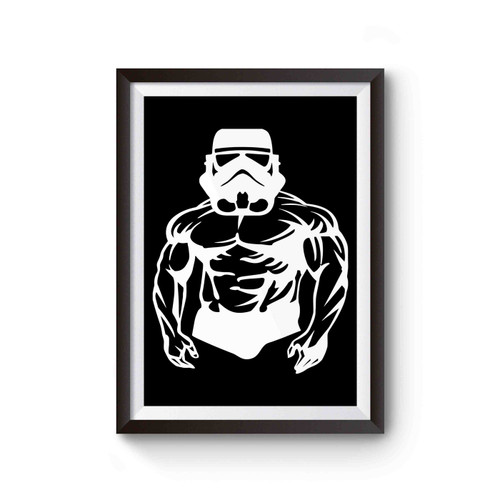 Starwars Bodybuilding Fitness Stringer Workout Gym Poster
