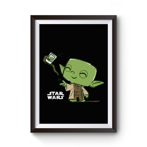 Star Wars Yoda Selfie Poster