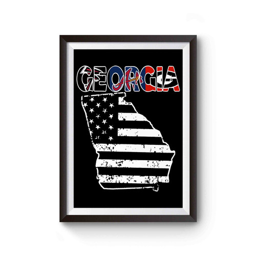 State Of Georgia Pro Teams Poster