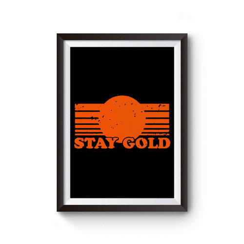Stay Gold Pony Boy The Outsiders 80s Movie Poster