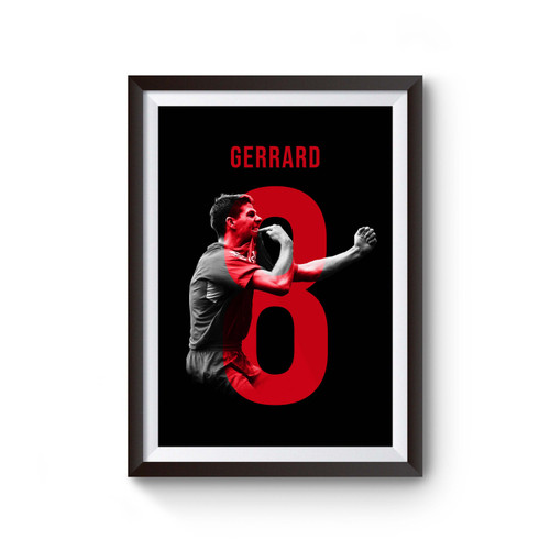 Steven Gerrard Liverpool Poster