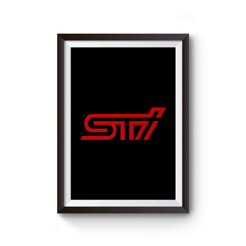 Sti Subaru Impreza Wrx Logo Poster