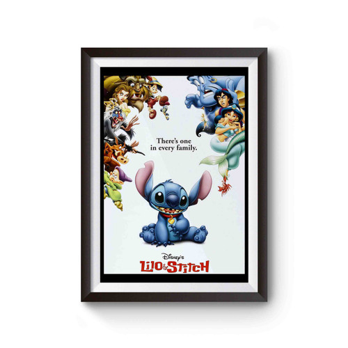 Stich And Family Poster