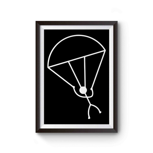Stick Man Skydiving Inspired Poster