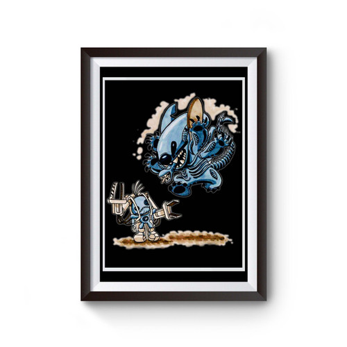 Stitch Monster Alien Poster
