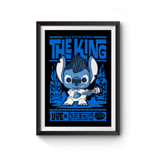 Stitch The King Of Rock N Roll Poster