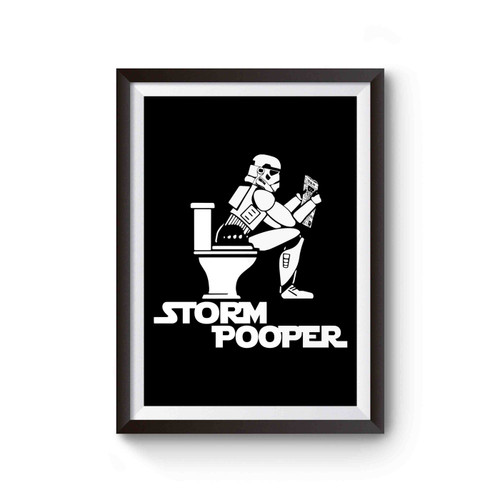 Storm Pooper Funny Poop Wars Parody Poster
