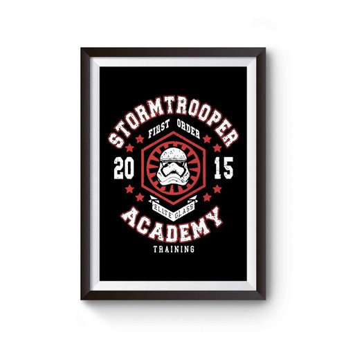 Storm Trooper Academy Star Wars Poster