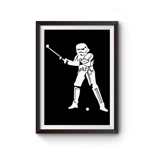 Stormtrooper Golf Star Wars Poster