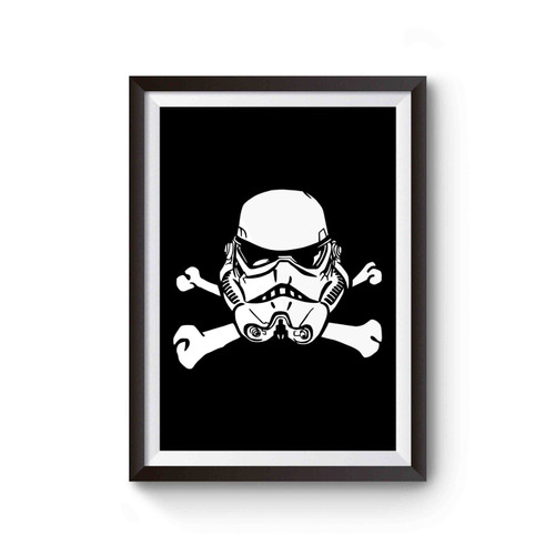 Stormtrooper Jolly Roger Skull Crossbones Pirate Poster
