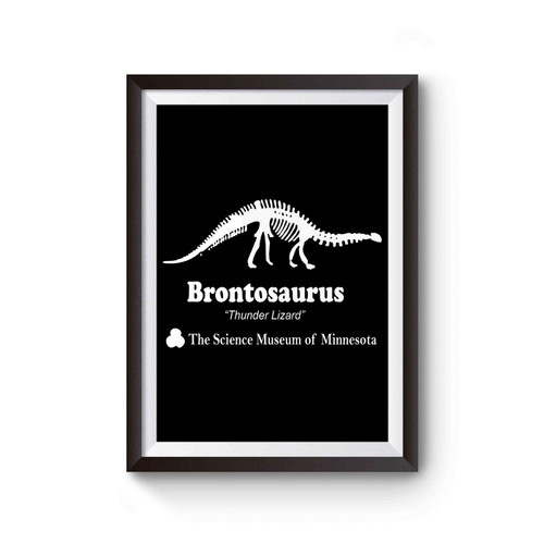 Stranger Things Brontosaurus Inspired Poster