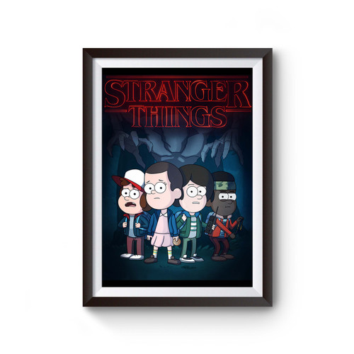 Stranger Things Cartoon Poster