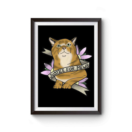 Stranger Things Justice For Mews Poster