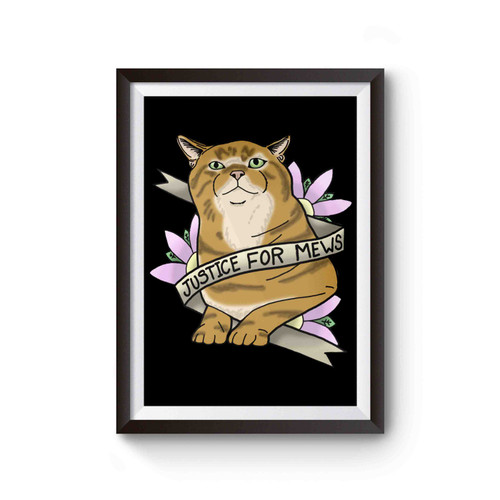 Stranger Things Justice For Mews Inspired Poster