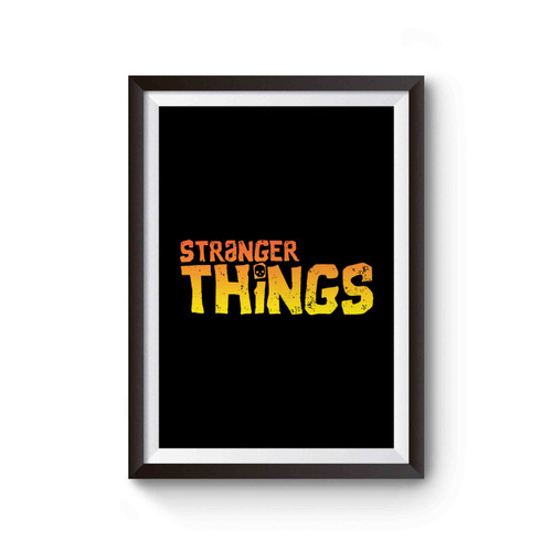 Stranger Things Netflix Stranger Things Geek Tv Show Poster