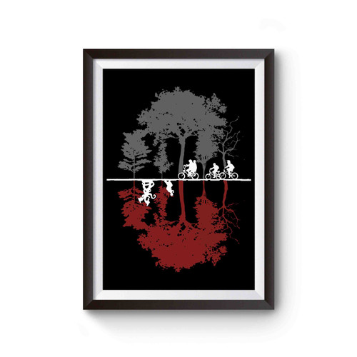 Stranger Things Silhouette Poster