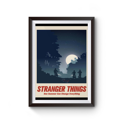 Stranger Things Tv Series Inspired Poster