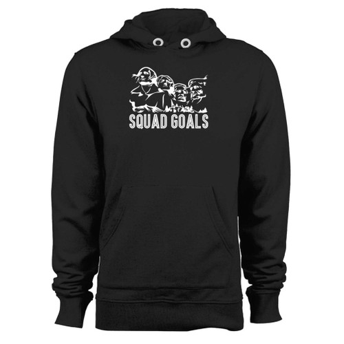 Was created with comfort in mind, this squad goals mount rushmore hoodie lighter weight is perfect for any activity. Teams and groups love this hoodie for its affordable price and variety of colors.