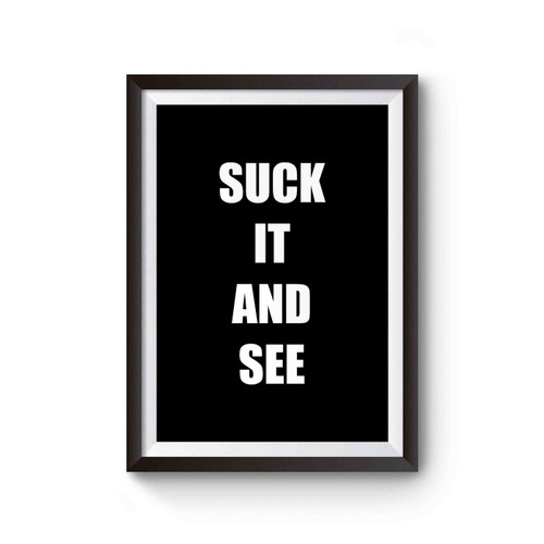 Suck It And See Poster