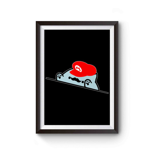 Super Bongo Cat Meme Poster