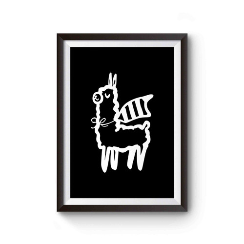 Super Llama From South America Spit Animal Poster
