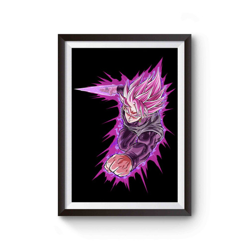 Super Saiyan Rose Black Goku Dragon Ball Z Super Saiyan Poster